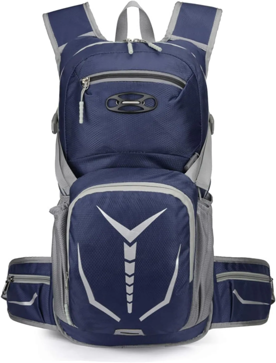 PORRASSO Hiking Backpack Waterproof Daypack 20L Rucksack Breathable Backpack for Women Men Trekking Cycling Climbing Outdoor Sports Dark Blue