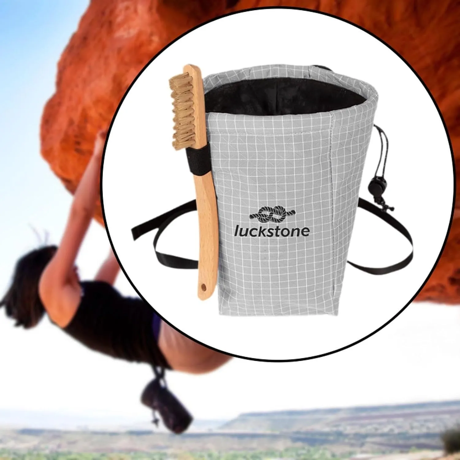 Portable Chalk Bag for Rock Climbing and Outdoor Sports