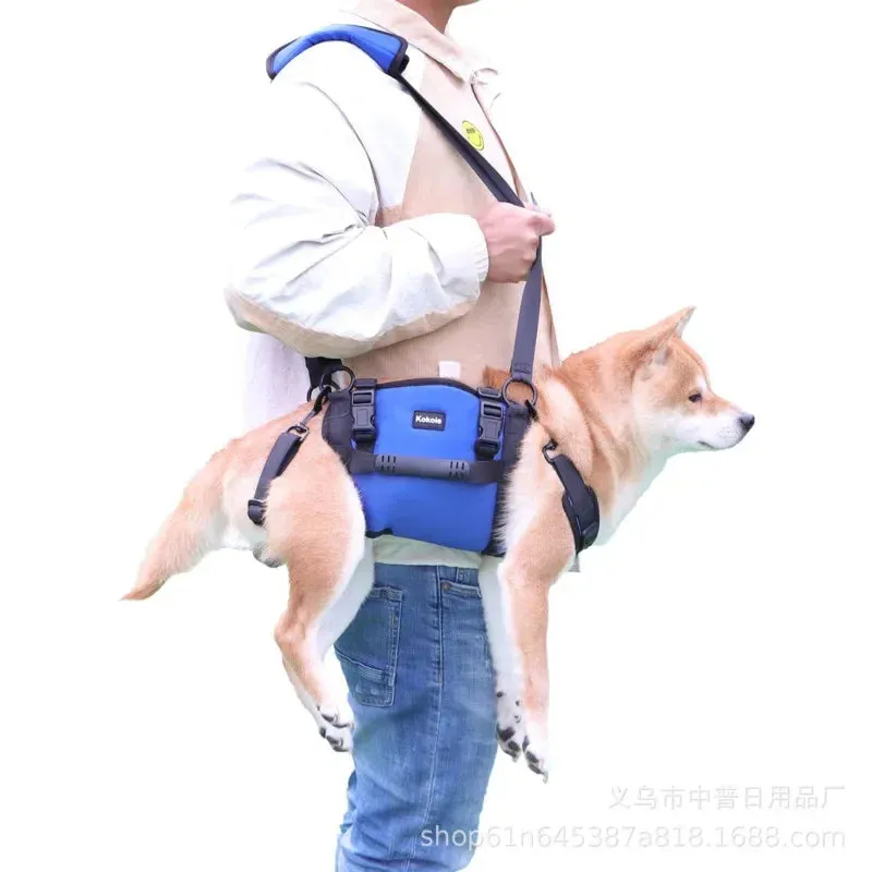 Portable Dog Sling for Back Legs Hip Support Harness Older Limping Canine Aid Dog Assist Rehabilitation Lifting Harness Leashes