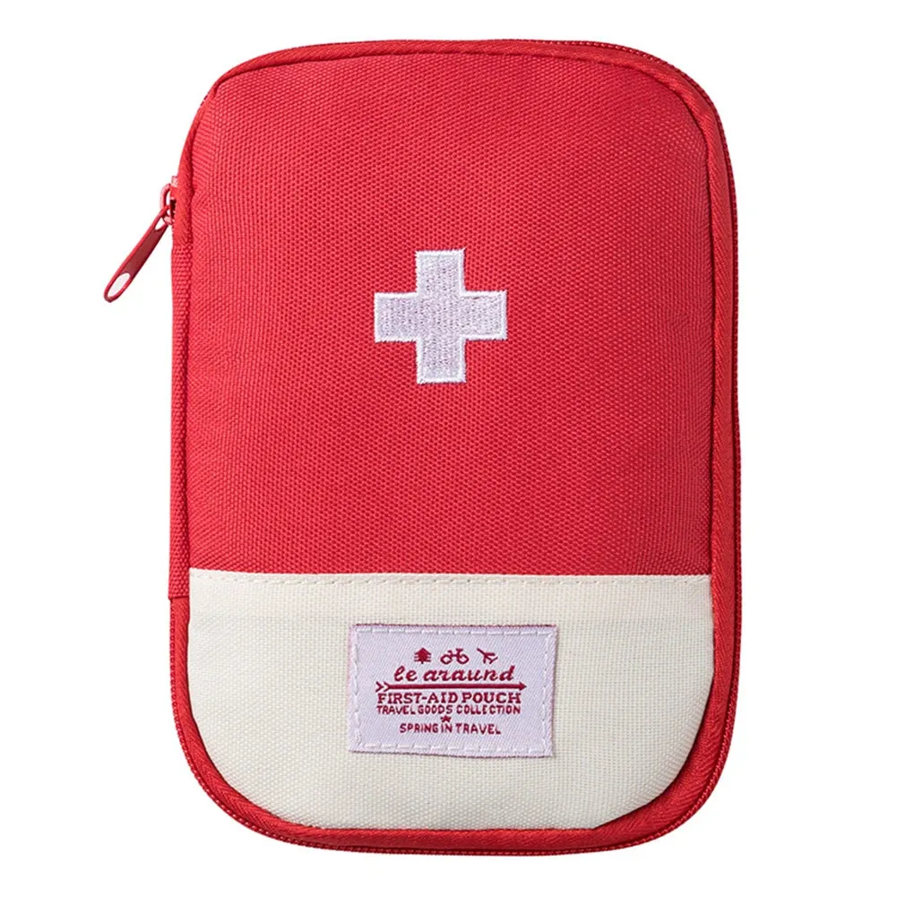 Portable First Aid Medical Kit – Mini Travel EDC Pouch & Emergency Medicine Storage Bag