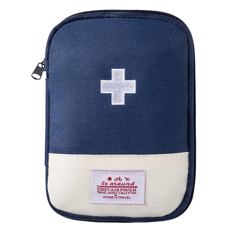 Portable First Aid Medical Kit – Mini Travel EDC Pouch & Emergency Medicine Storage Bag