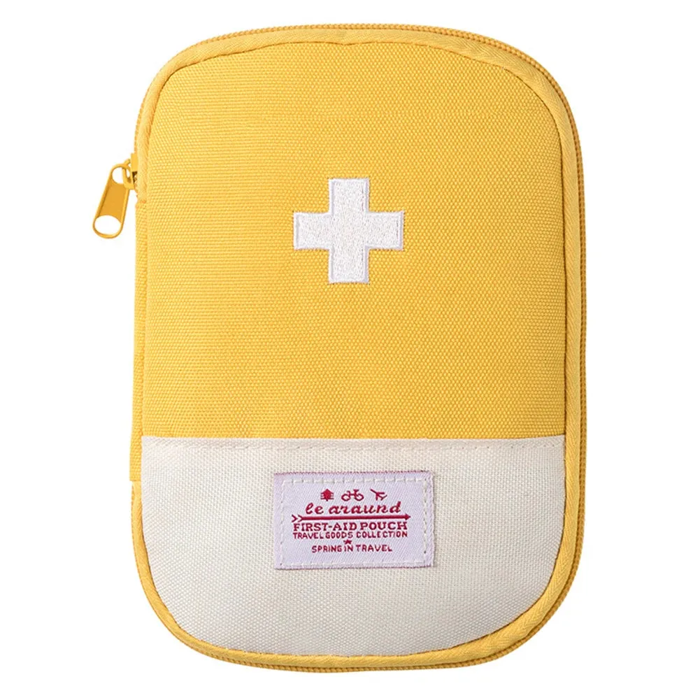 Portable First Aid Medical Kit – Mini Travel EDC Pouch & Emergency Medicine Storage Bag