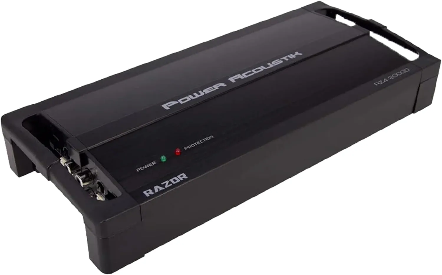 Power Acoustik RZ4-2000D 2000W Class D 4 Channel Amplifier , Black , 13.60in. x 6.30in. x 3.50in.