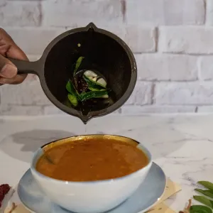 Pre-seasoned Cast Iron Tadka Pan 100% Natural & Toxin Free