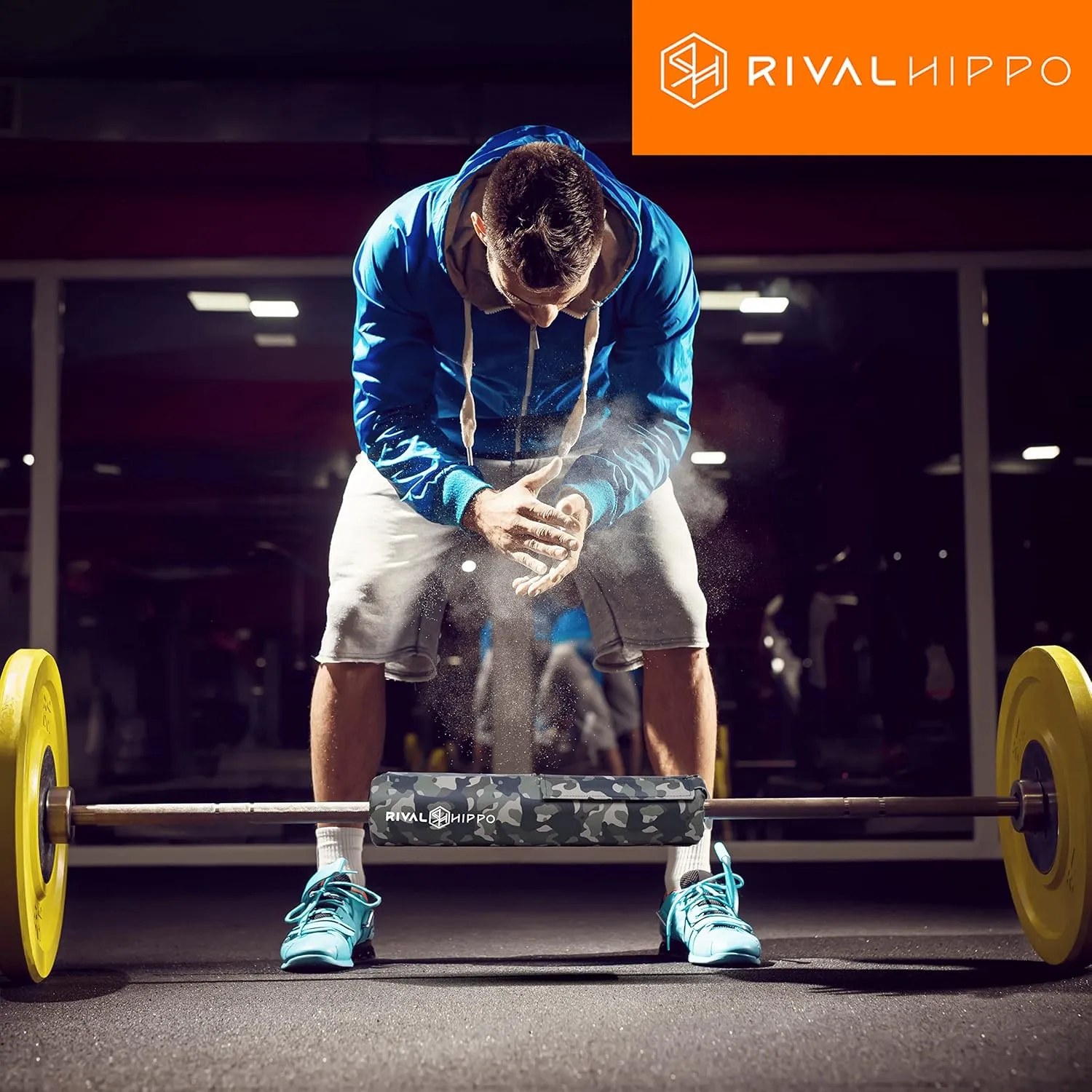 Premium Hip Thrust and Squat Pad - Non-Slip Barbell Pad for Comfortable Squats, Lunges, Glute Bridges; Built-In Safety Straps, Reinforced PU Leather Cover - Olympic Bar and Smith Machine