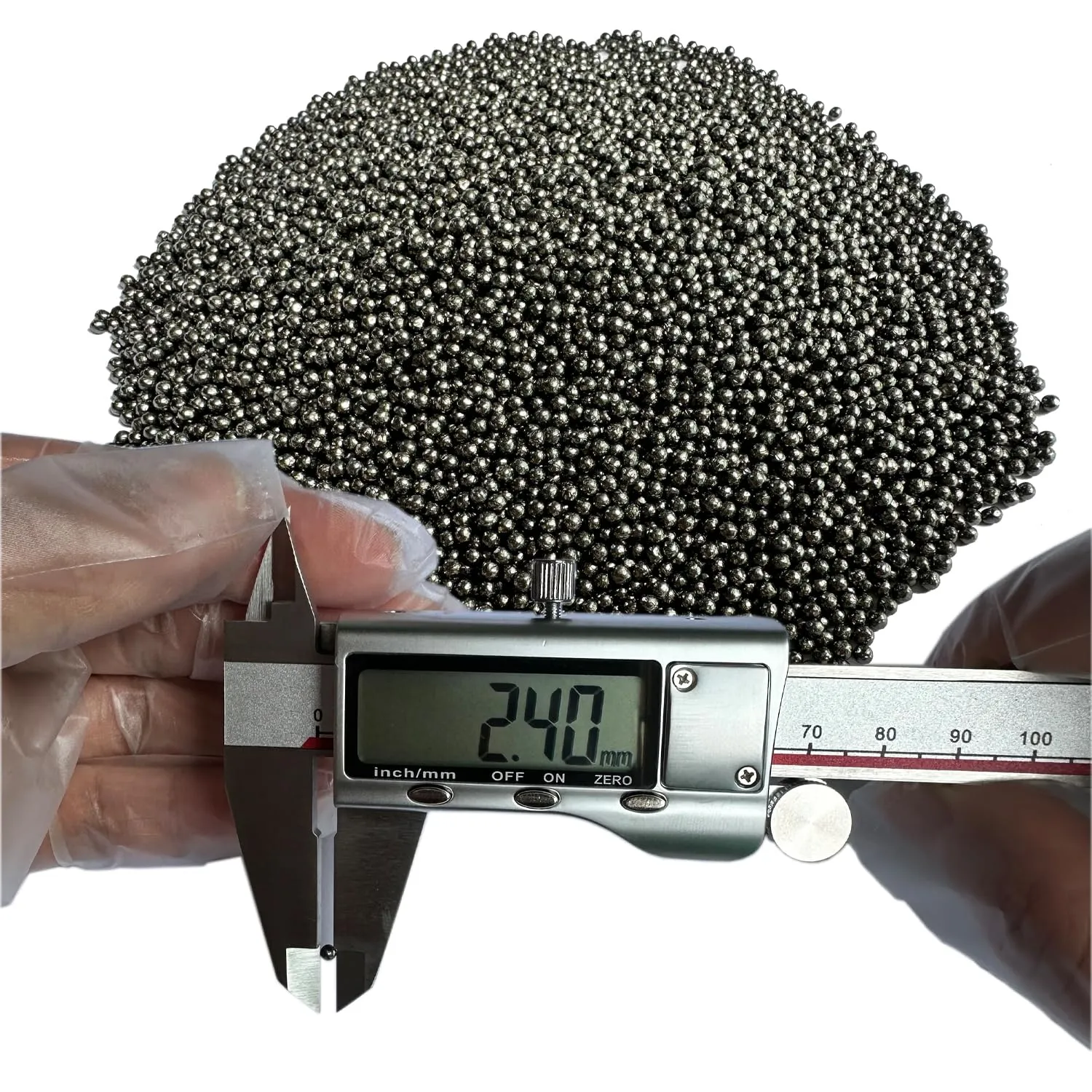 Premium Lead Shot Balls #7.5(2.4MM) Bag for Reloading, Fishing, and DIY Supplies - Ideal for Adding Weight to Projects and Reducing Vibration (1 LB)