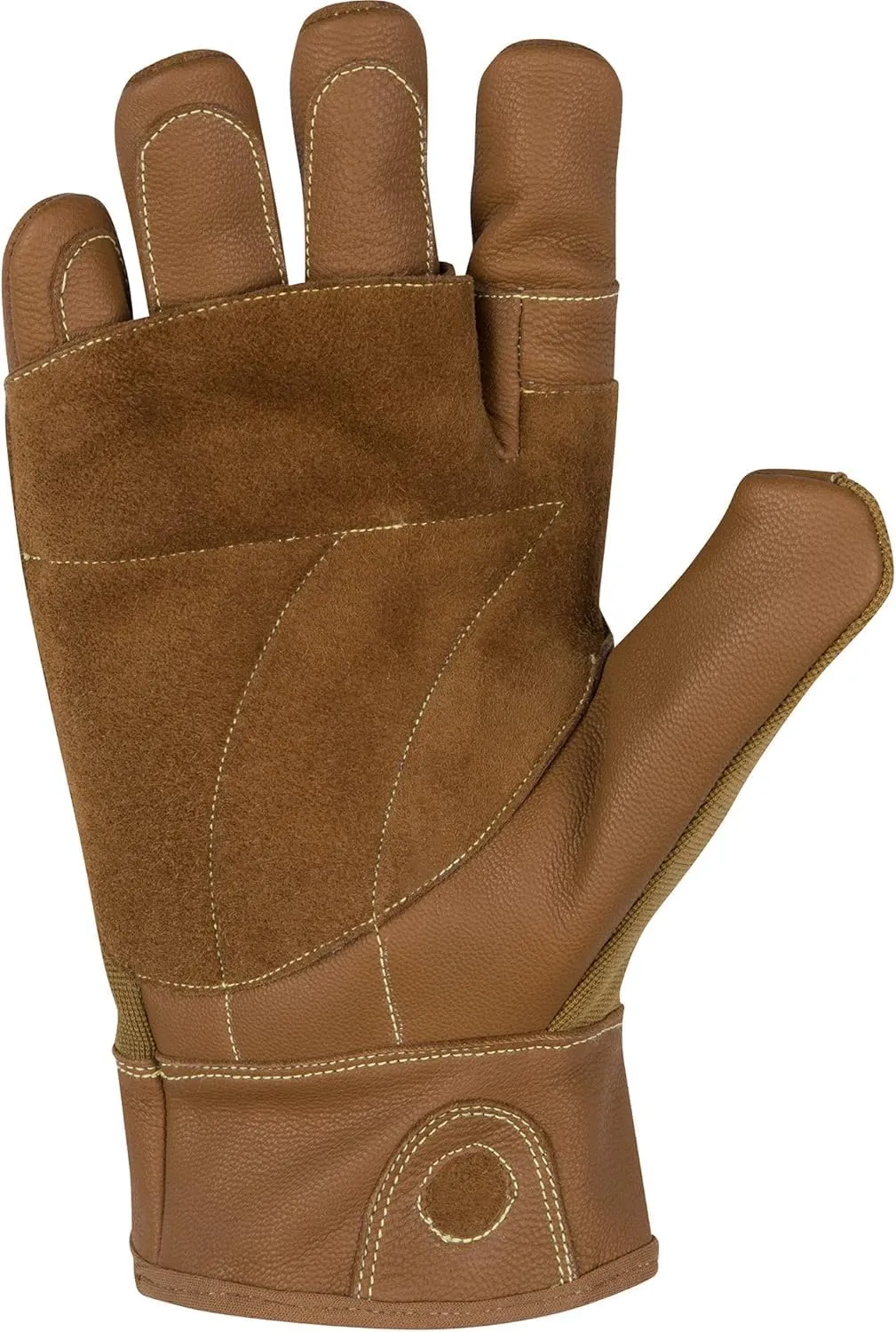 Premium Leather Rappel Gloves for Climbing and Rappelling - Durable and Protective Outdoor Gear Non-Slip Grip