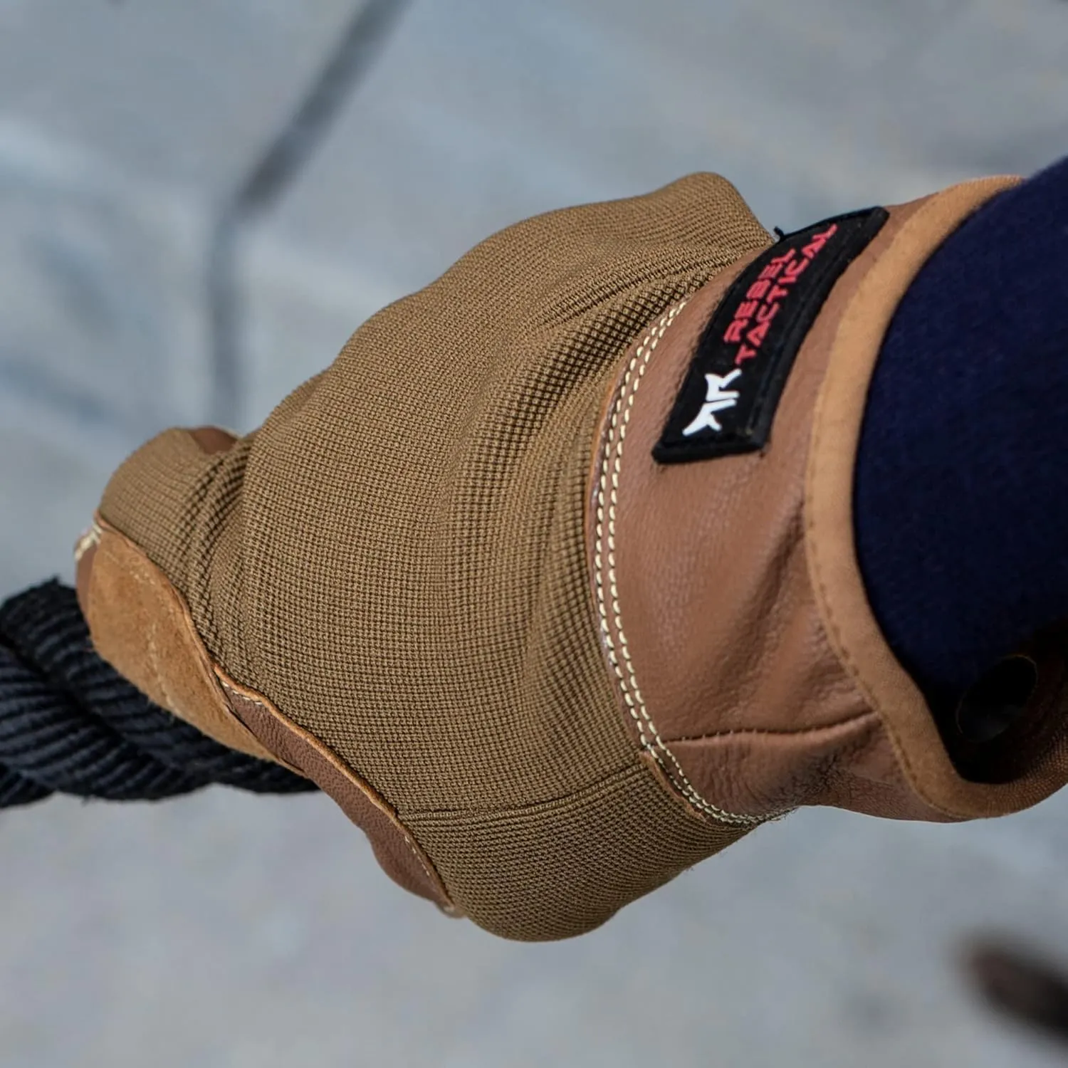 Premium Leather Rappel Gloves for Climbing and Rappelling - Durable and Protective Outdoor Gear Non-Slip Grip