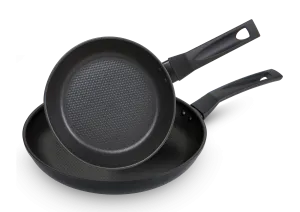 Prestige  9 x Tougher Aluminium Frypan Twin Pack, 21cm & 29cm