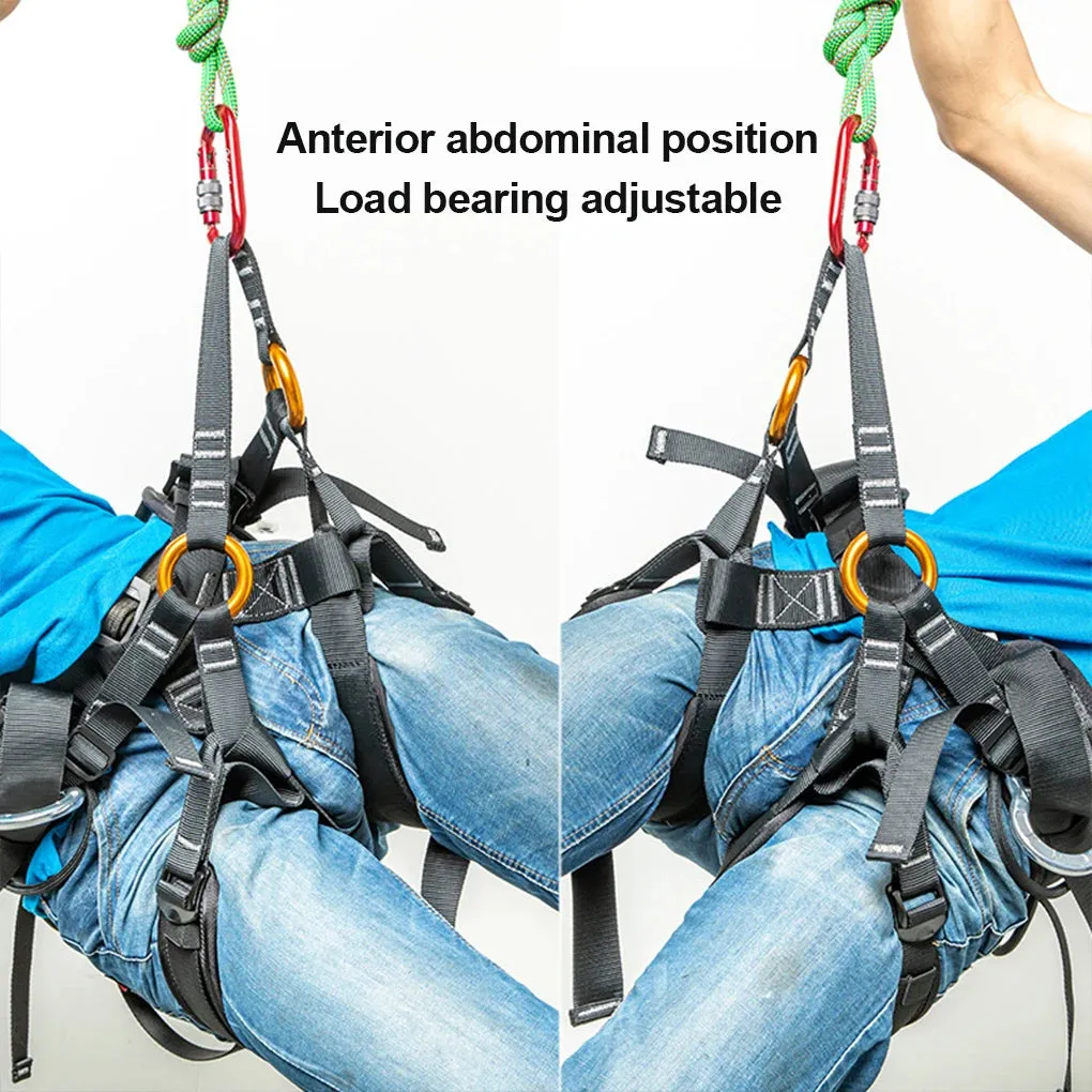 Professional Climbing Harness - Adjustable Safety Belt for Fall Protection