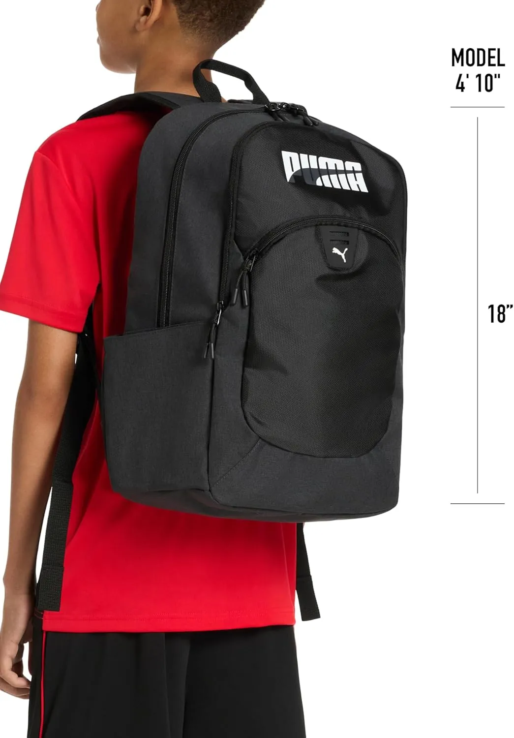 PUMA Unisex Kid's Rally Backpack, Galactic Grey, Large