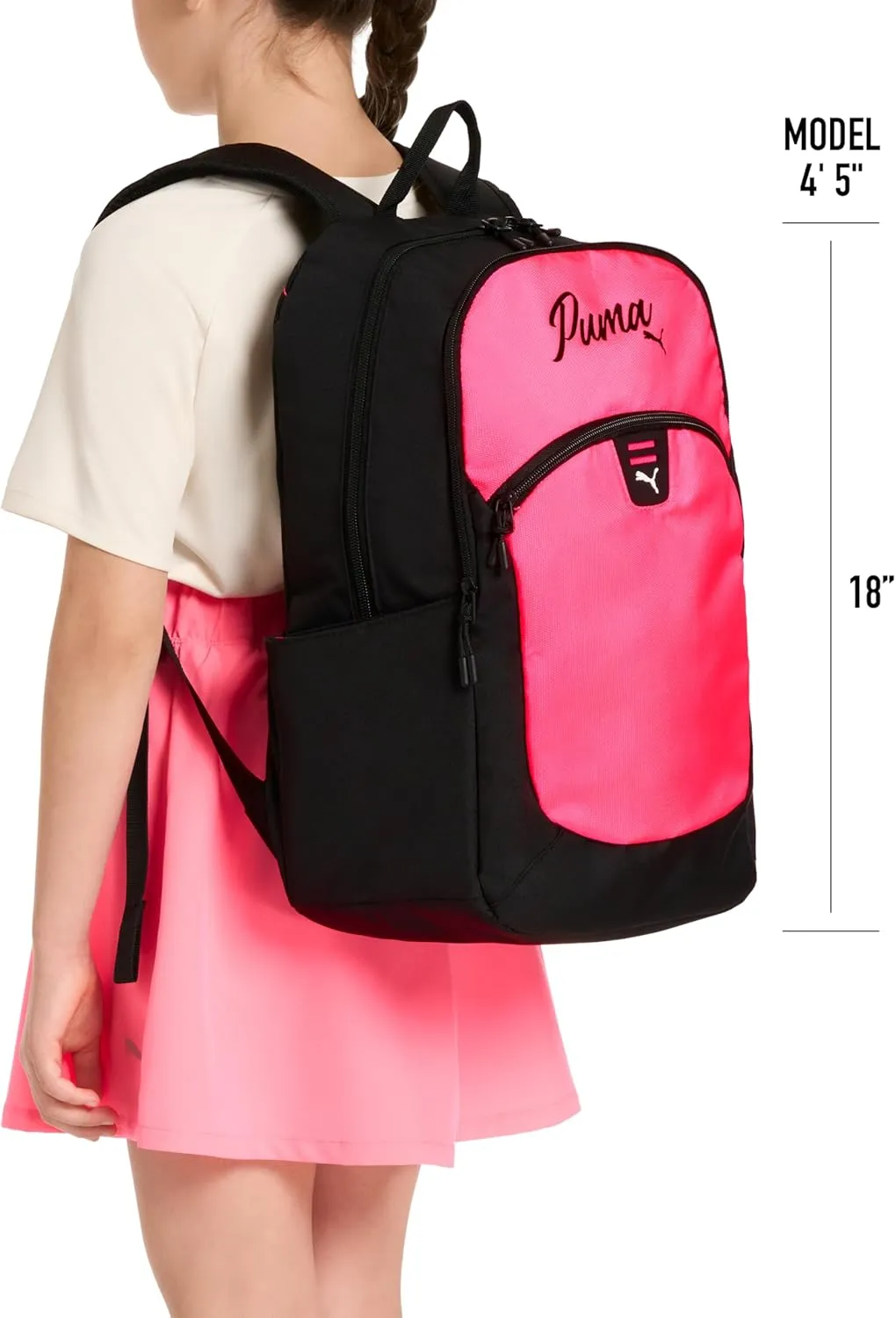 PUMA Unisex Kid's Rally Backpack, Pink Lilac, Large