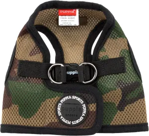 PUPPIA International Harness Soft B Vest, X-Small, Camo