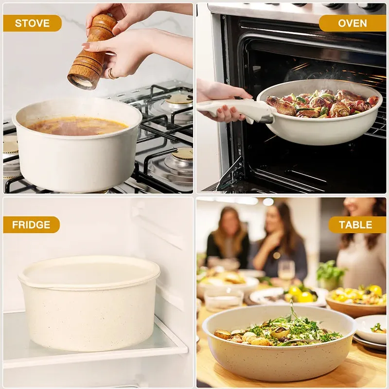 PurePan 21-Piece Ceramic Cookware Set