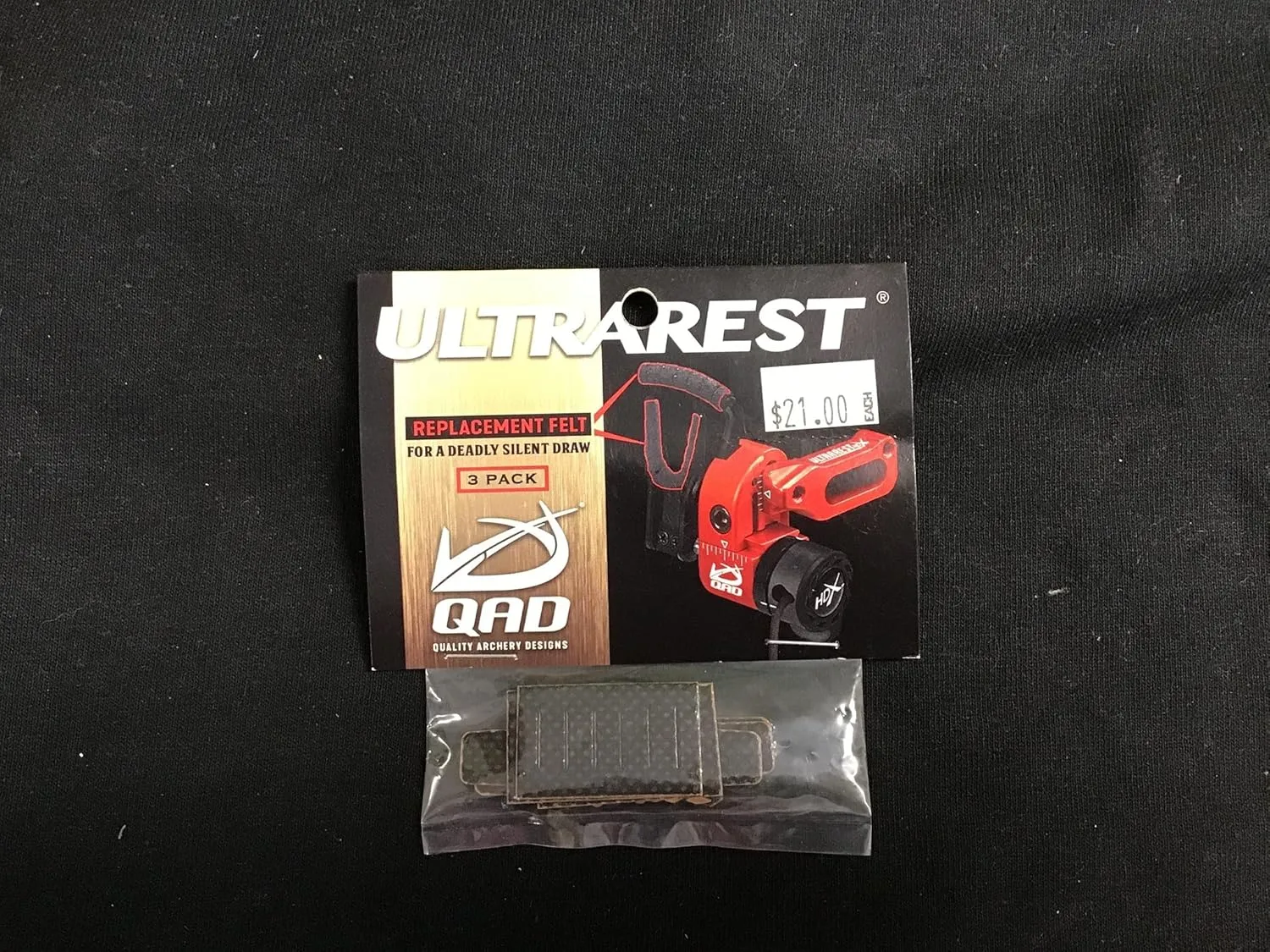 QAD Replacement Felt Kit Black