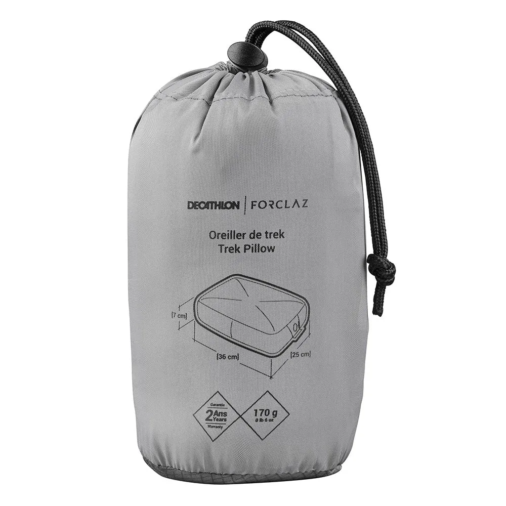 Quechua Trekking Inflatable Pillow Grey