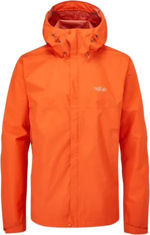 Rab Men's Downpour Eco Waterproof Breathable Jacket for Hiking & Climbing