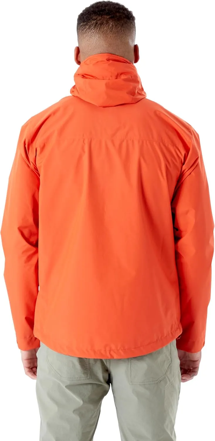 Rab Men's Downpour Eco Waterproof Breathable Jacket for Hiking & Climbing