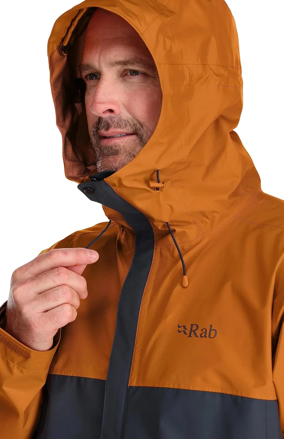 Rab Men's Downpour Eco Waterproof Breathable Jacket for Hiking & Climbing