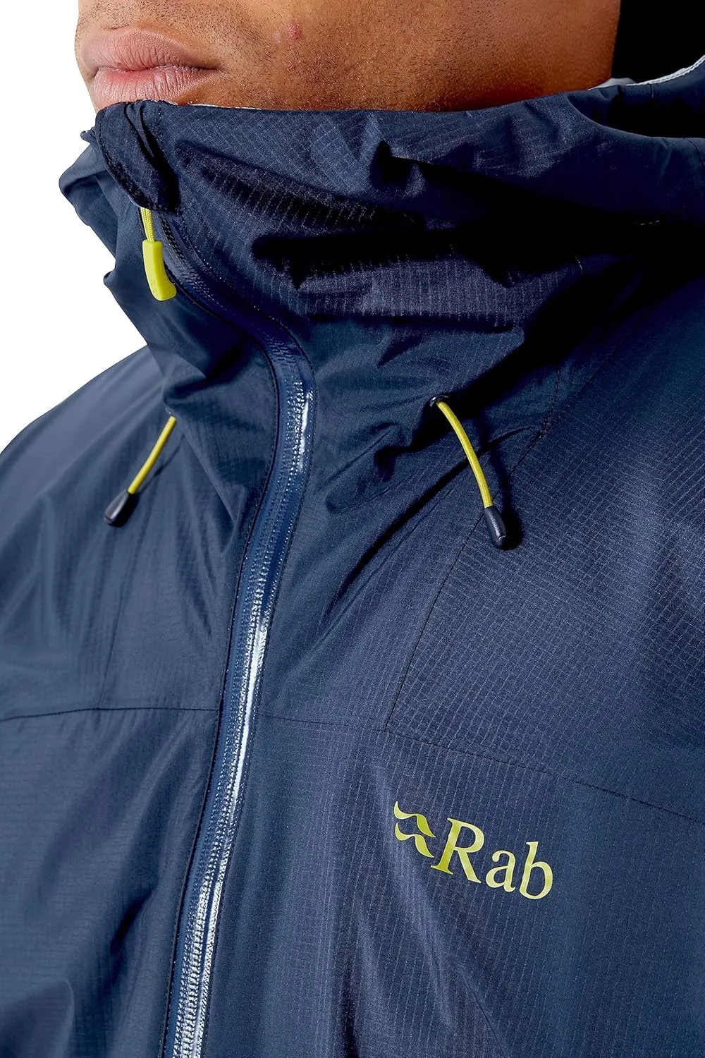 Rab Men's Downpour Plus 2.0 Waterproof Breathable Jacket for Hiking & Climbing