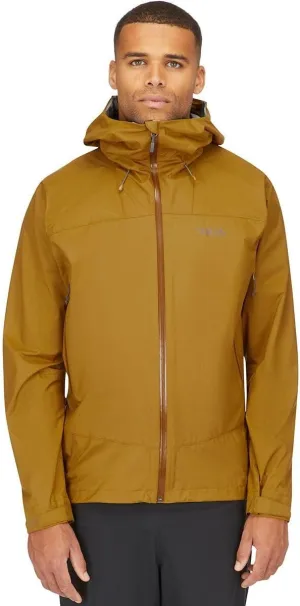 Rab Men's Downpour Plus 2.0 Waterproof Breathable Jacket for Hiking & Climbing