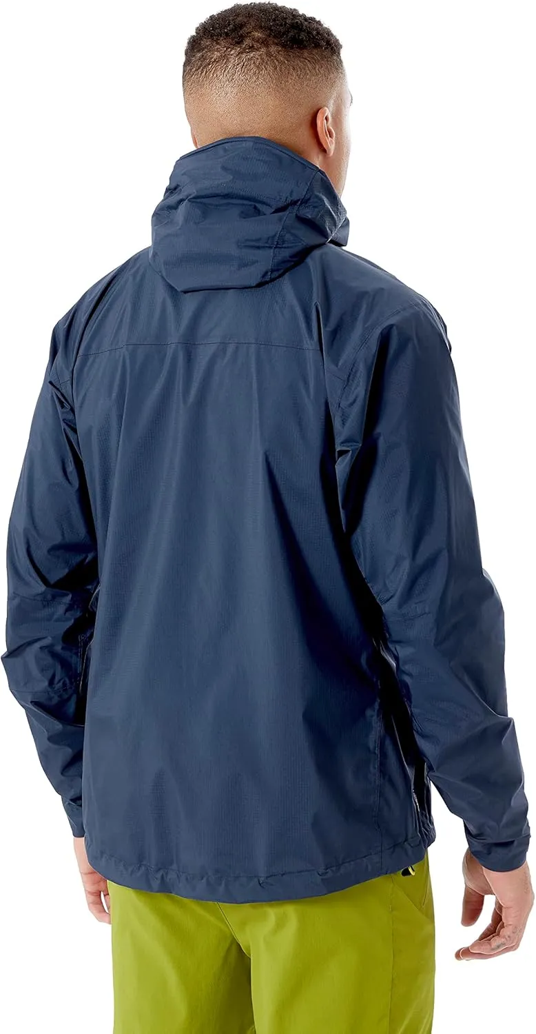 Rab Men's Downpour Plus 2.0 Waterproof Breathable Jacket for Hiking & Climbing