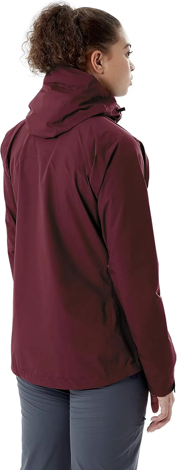 Rab Women's Downpour Eco Waterproof Breathable Jacket for Hiking & Climbing