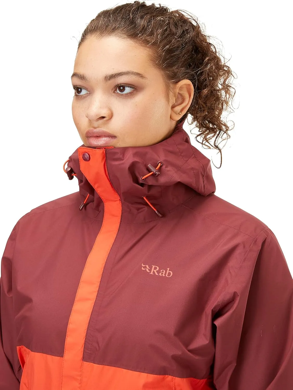 Rab Women's Downpour Eco Waterproof Breathable Jacket for Hiking & Climbing