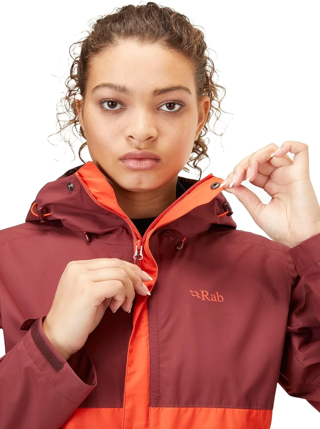 Rab Women's Downpour Eco Waterproof Breathable Jacket for Hiking & Climbing