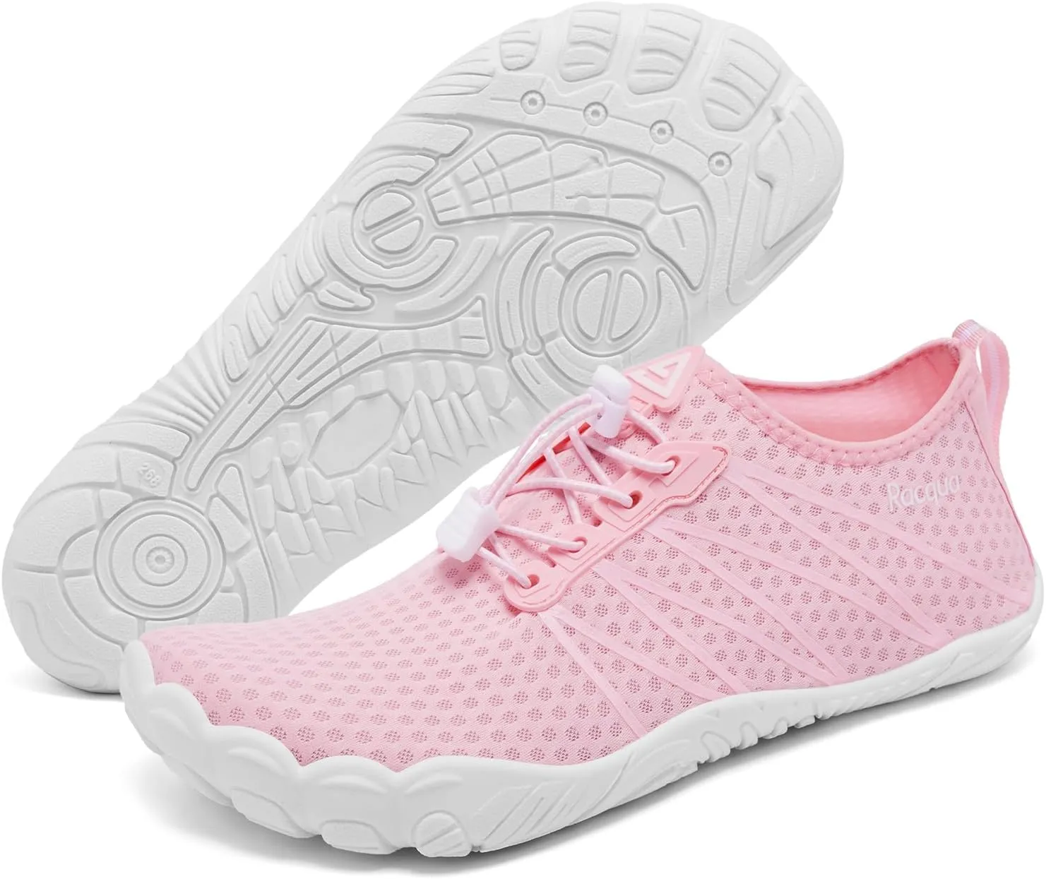Racqua Men Women Water Shoes Quick-Dry Breathable Swim Shoes Lightweight Aqua Shoes Beach Pool Hiking Shoes