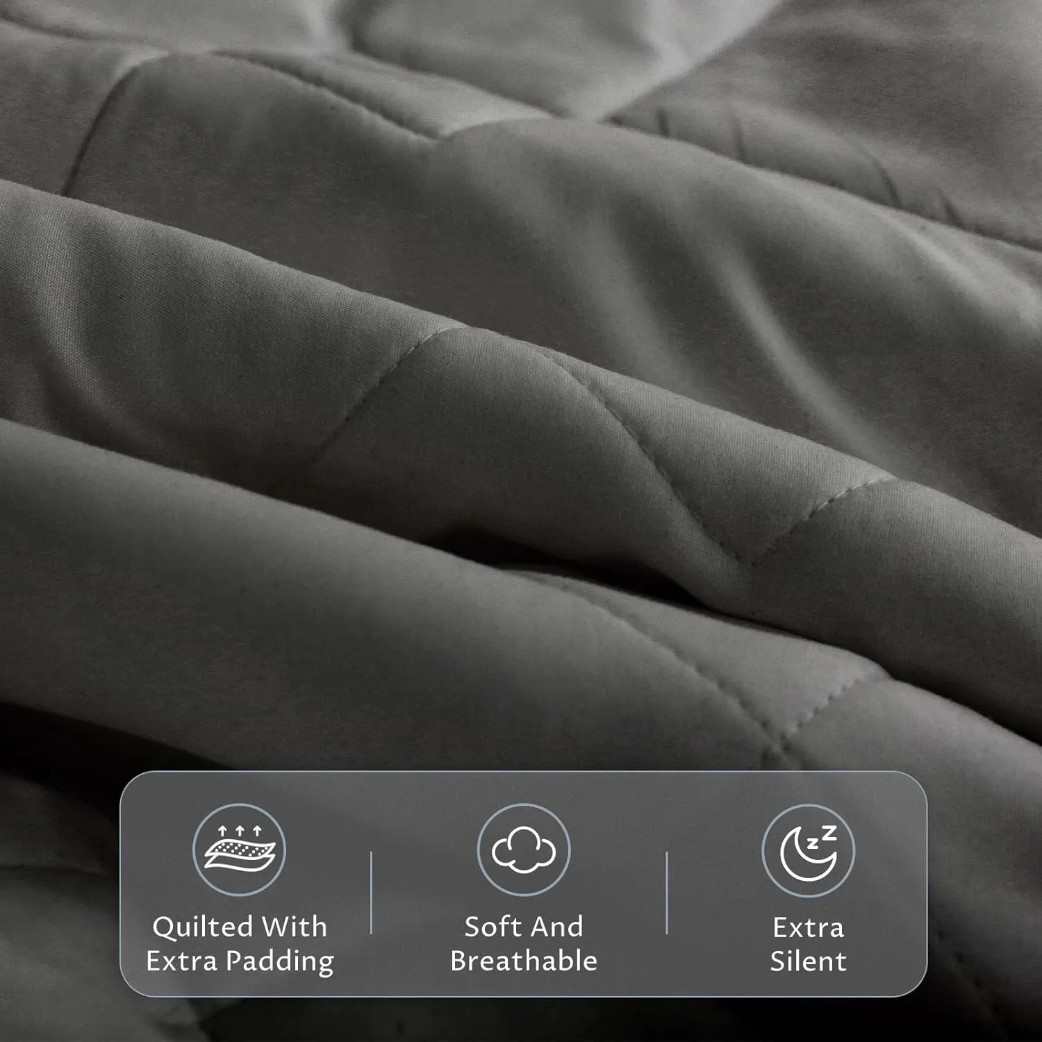 Reaks Electric Mattress Pad Full Size, Quilted Heated Mattress Pad Single Control with 10 Heat Settings, ETL Certified Bed Warmer with Timer for 1-12 Hours Auto Off, Lighted Button, Grey