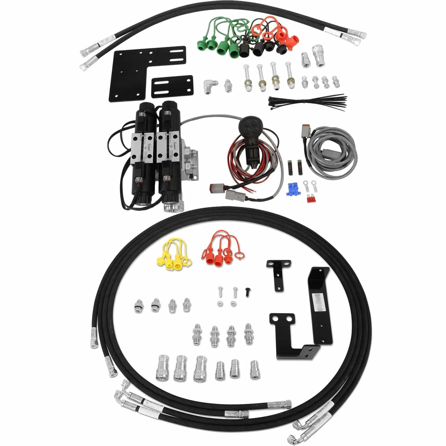 Rear Hydraulic Valve Kit with Front Third Function for Kioti CS2520, CS2220 Series Tractors (Two Spool)