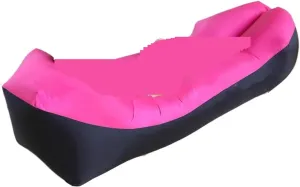 Recliner Inflatable Sofa Bag Camping Lazy Sleeping Bags Air Bed Adult Beach Lounge Chair Folding Camping Sleeping Bag Portable (Color : Rose)