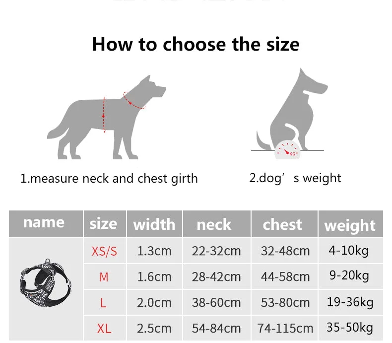 Reflective No Pull Soft Padded Dog Harness