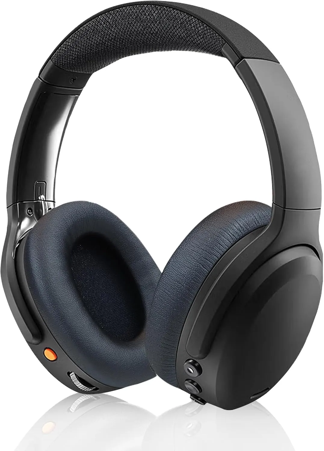 Replacement Earpads for Skullcandy Crusher ANC 2 Over-Ear Noise Canceling Wireless Headphones, Ear Pads Cushions with Noise Isolation Memory Foam,Closer to The Original (Black)