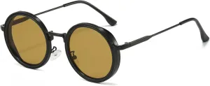 Retro Round Punk Women Sunglasses Fashion Gradient Shades Uv400 Men Sun Glasses