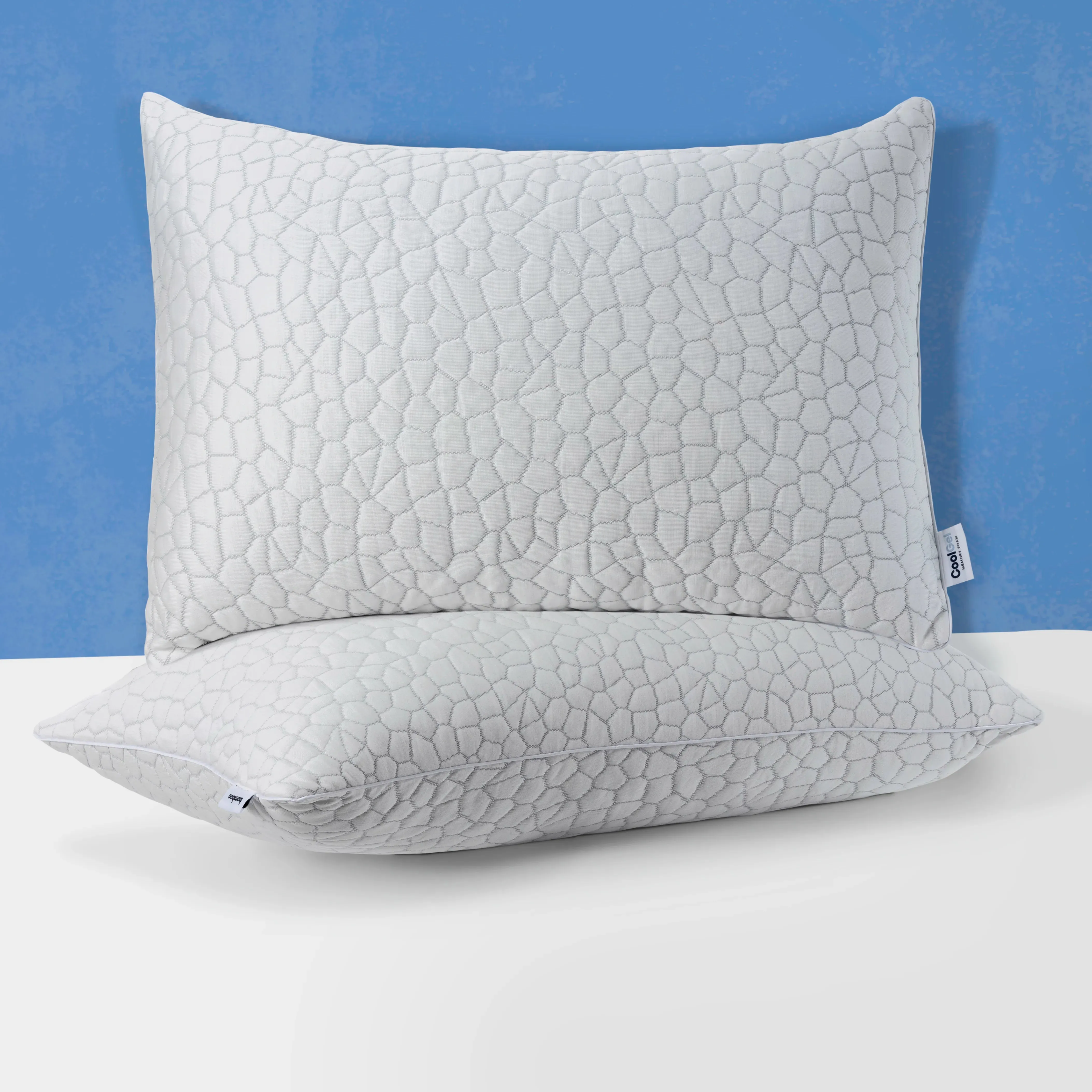 Reversible Shredded Memory Foam Pillow, Supportive and Comfortable