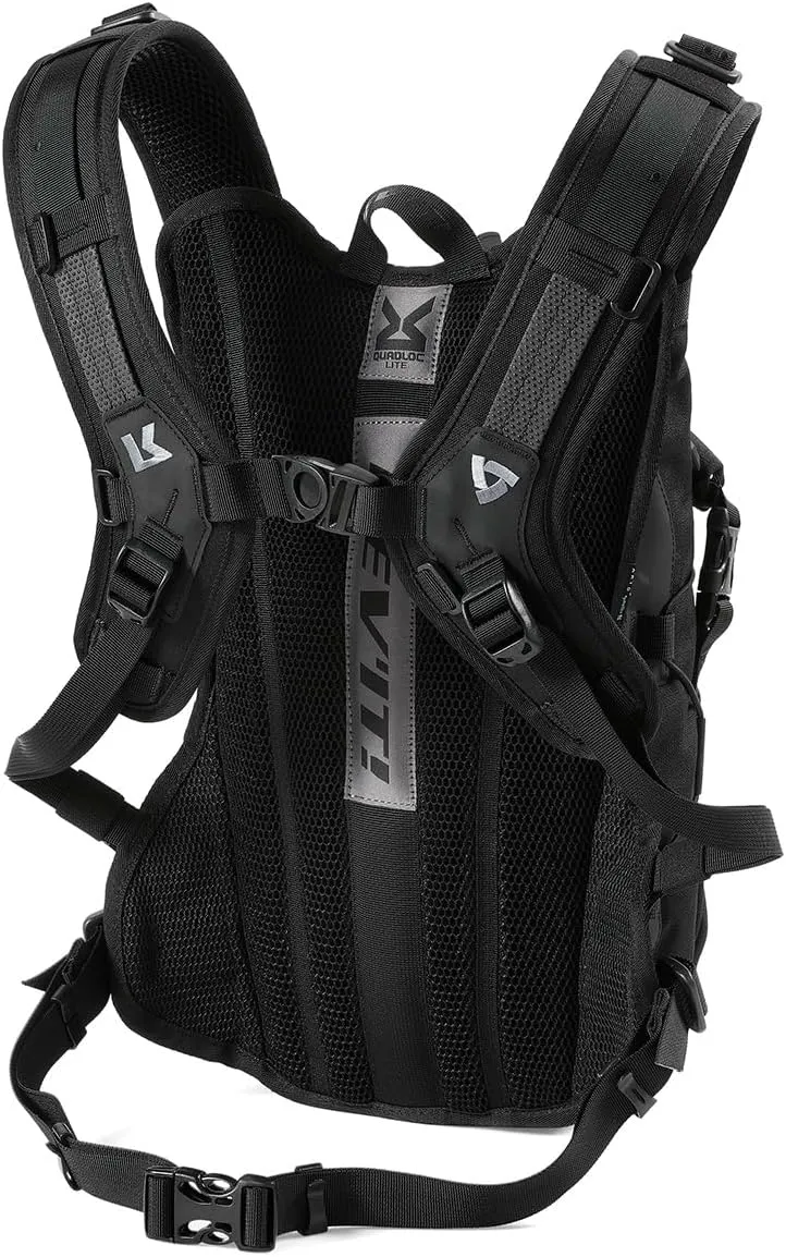 REV'IT! Arid 9 Liter H2O Adventure Off Road & Travel Backpack (Black)
