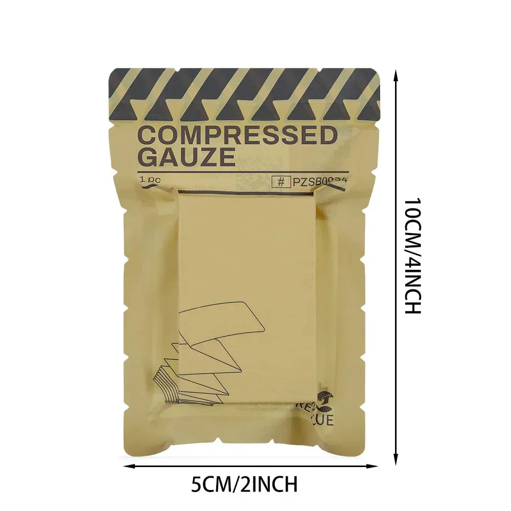 RHINO RESCUE Sterile Compressed Gauze – Emergency First Aid Dressing