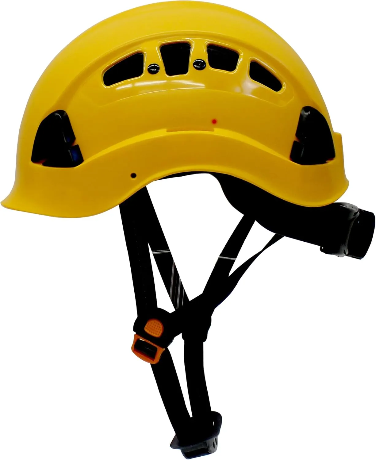 RK-SAFETY Adjustable ABS Climbing Helmet, 6-Point Suspension, Designed for Climbing, Riding and Construction-Yellow