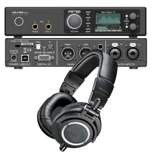 RME ADI-2 Pro FS R AD/DA Converter (Black Edition), ATH-M50X Bundle