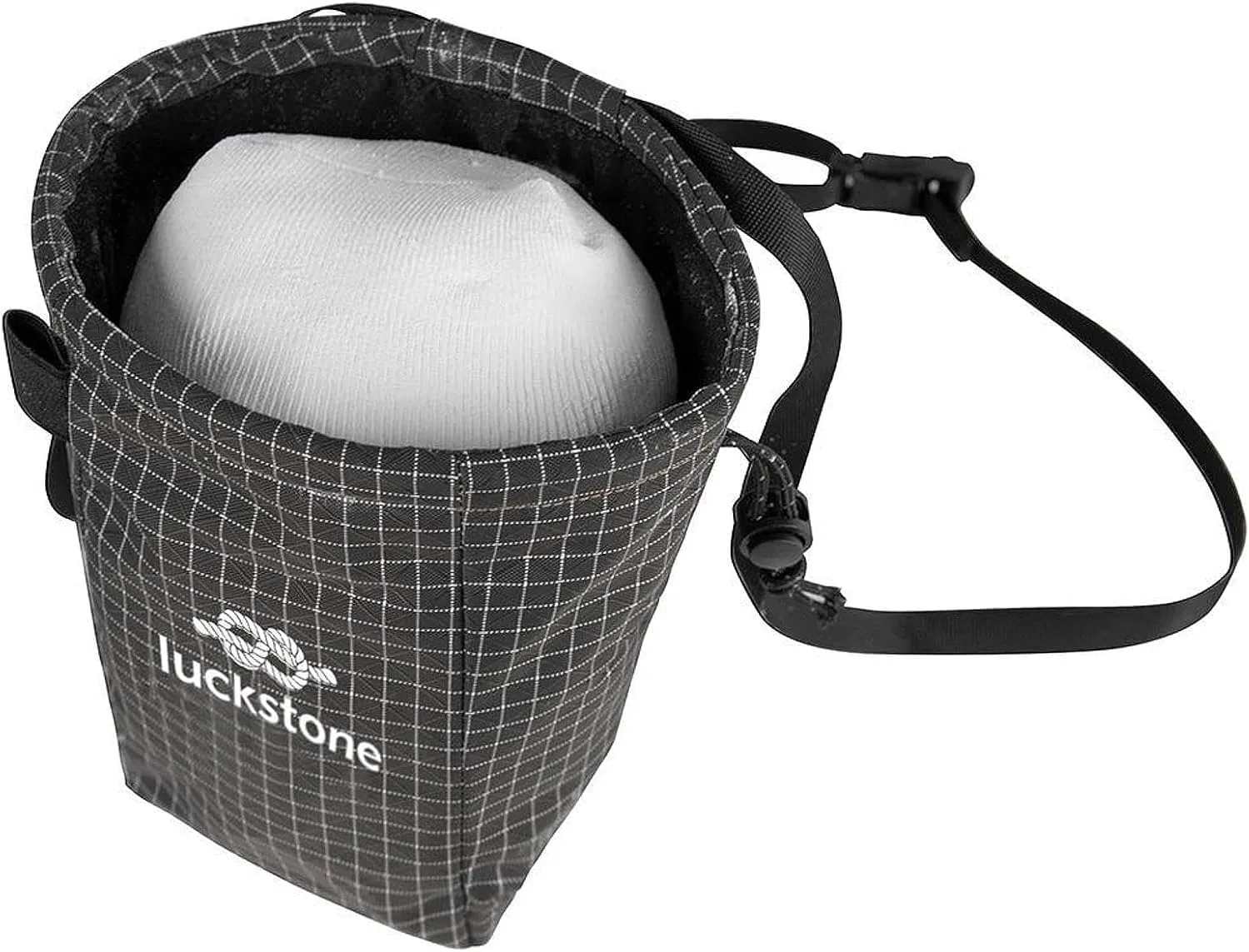 Rock Climbing Chalk Bag Bouldering Chalk Bag Bucket Gym Chalk Bag Multifunctional Gym Pouch Storage Bag with Brush and Adjustable Belt for Climbing, Cross Fit, Weight Lifting