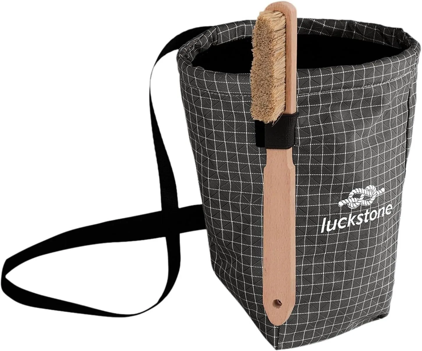 Rock Climbing Chalk Bag Bouldering Chalk Bag Bucket Gym Chalk Bag Multifunctional Gym Pouch Storage Bag with Brush and Adjustable Belt for Climbing, Cross Fit, Weight Lifting