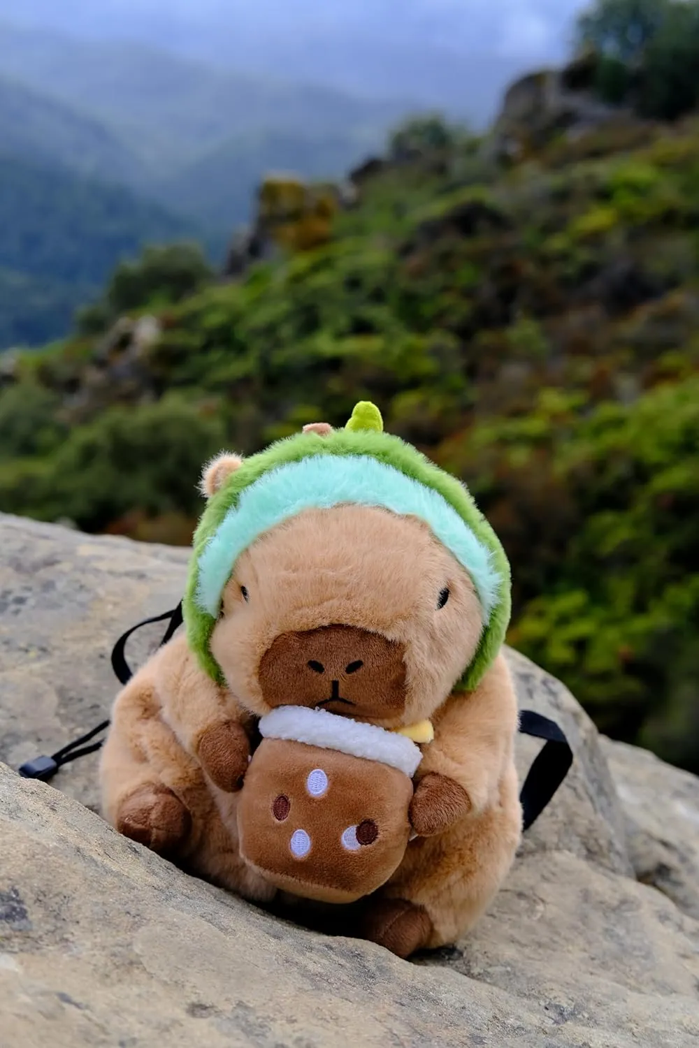Rock Climbing Chalk Bag – Cute Plush Chalk Bag for Bouldering, Gym, Indoor & Outdoor Climbing – Drawstring Closure, Adjustable Waist Belt – Fun Character Design for Climbers