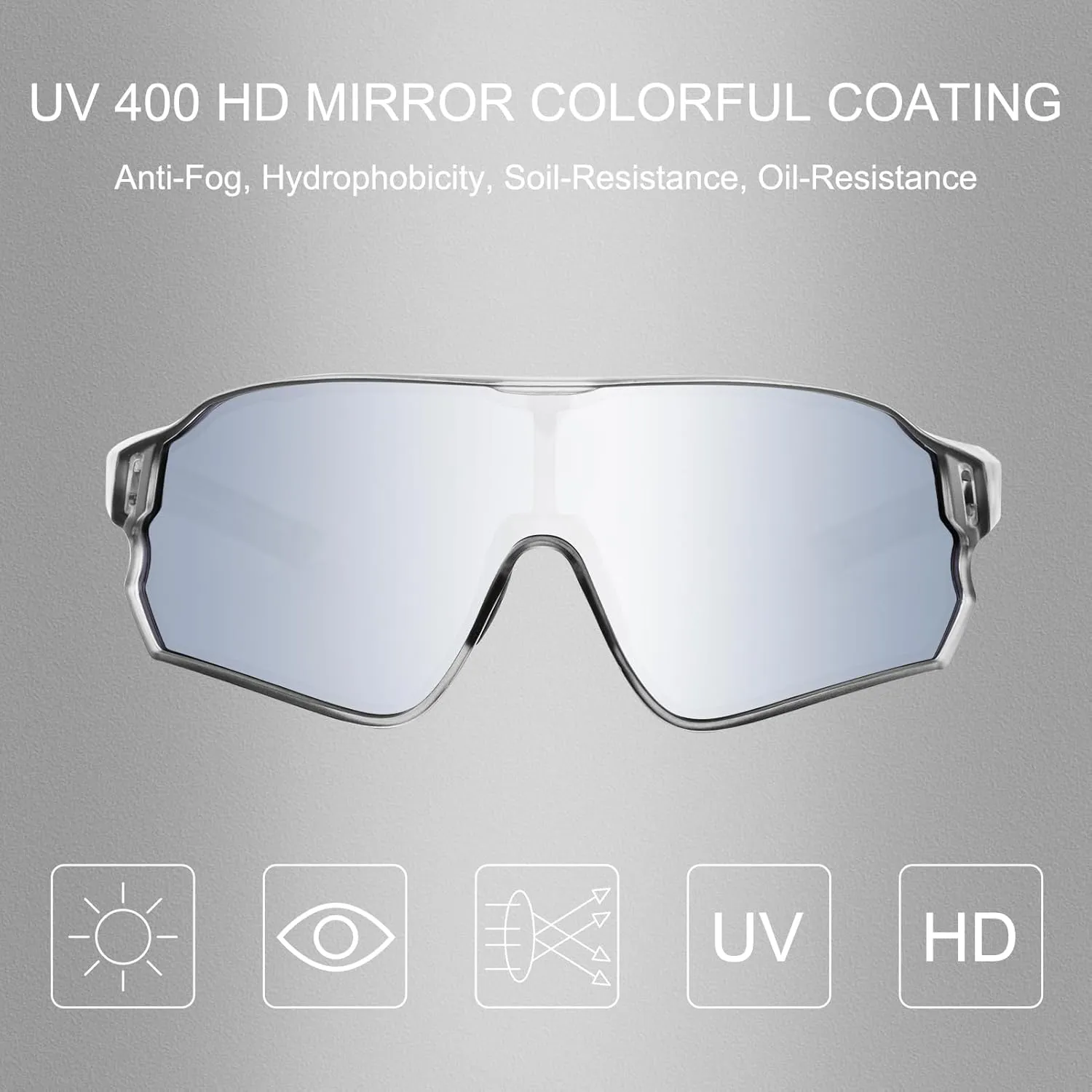 ROCKBROS Polarized Sunglasses UV Protection for Women Men Cycling Sunglasses