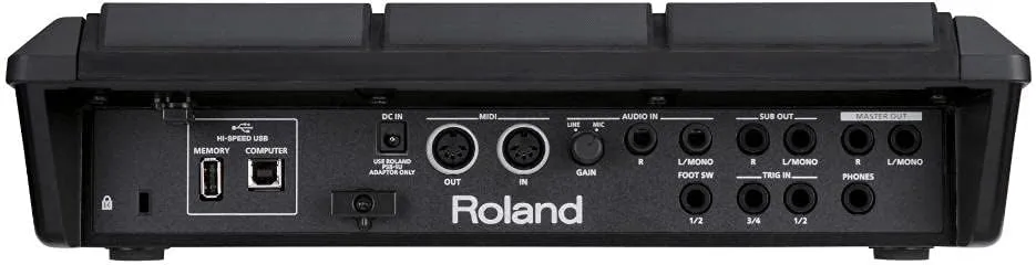 Roland SPD-SX Percussion Sampling Pad with 4GB Internal Memory, Black medium