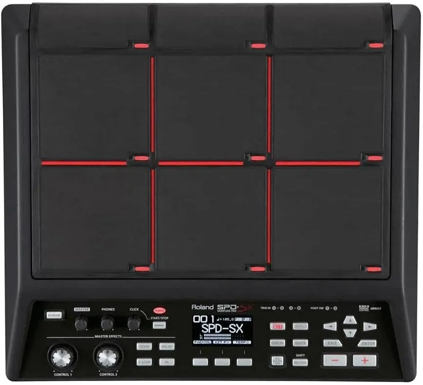 Roland SPD-SX Percussion Sampling Pad with 4GB Internal Memory, Black medium