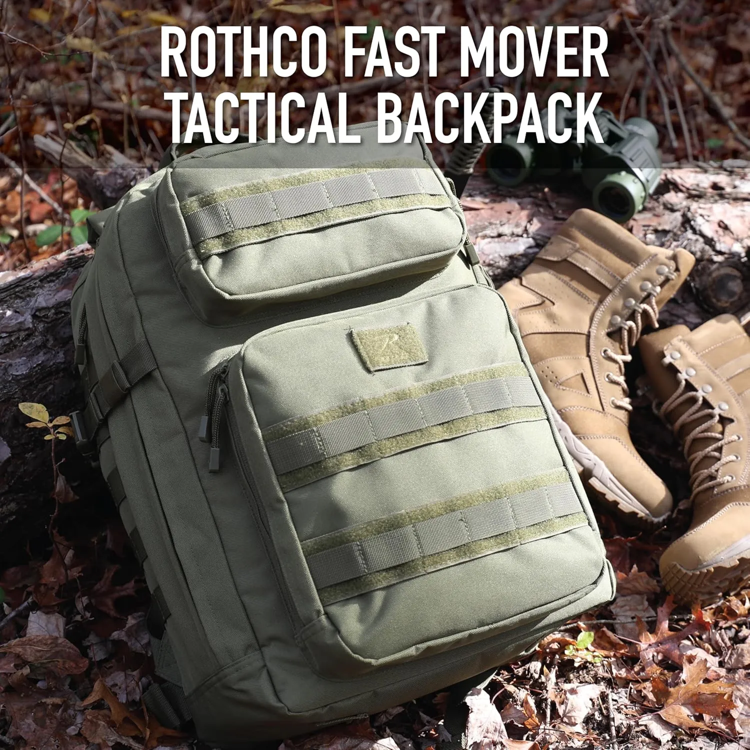Rothco Fast Mover Tactical Backpack, Coyote Brown