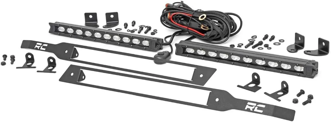 Rough Country 10" Black Series LED Grille Kit for 19-22 Silverado 1500-70817