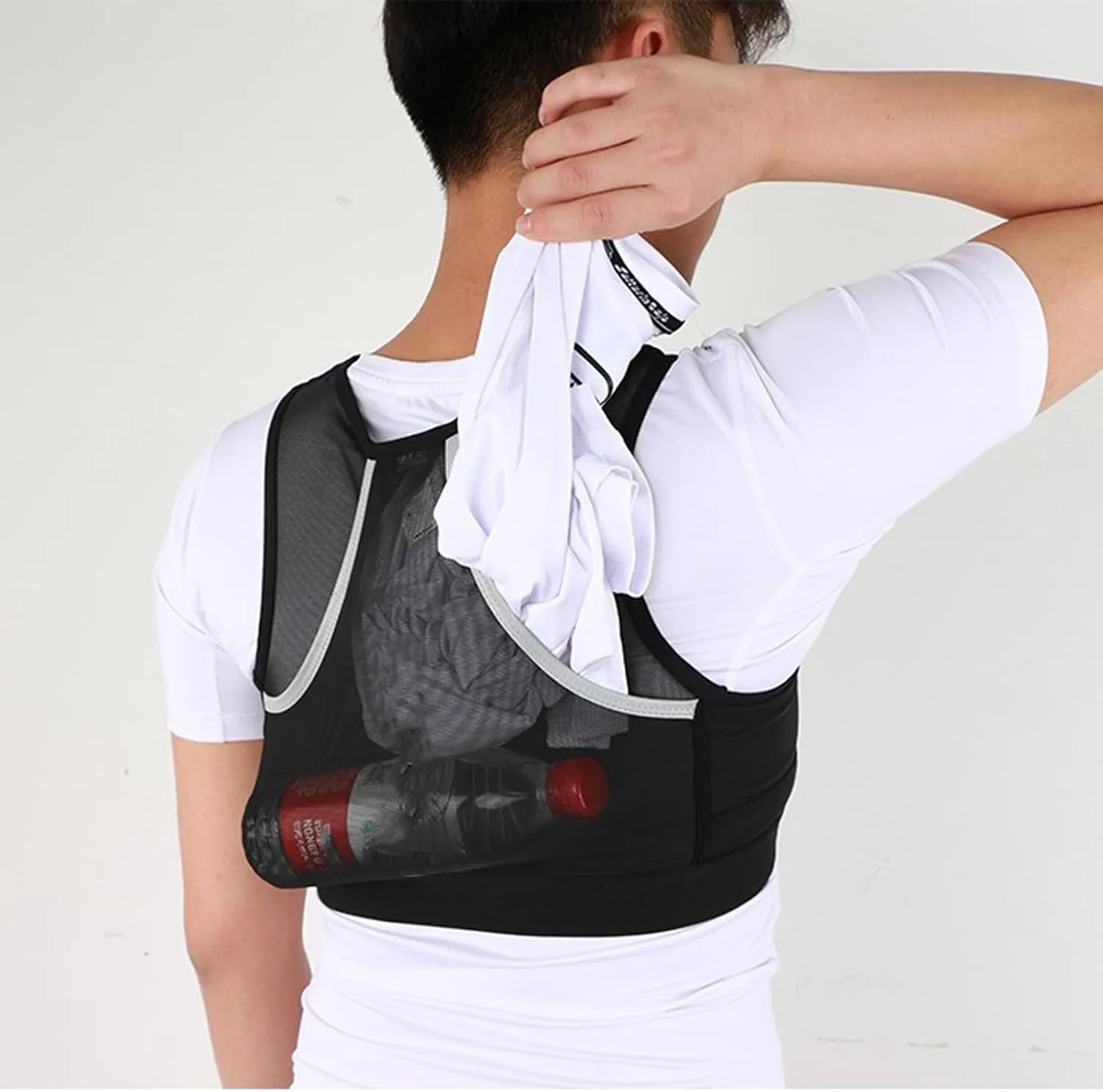 Running Vest for Men Women,Lightweight Breathable Backpack,Reflective Hydration Vest Bag
